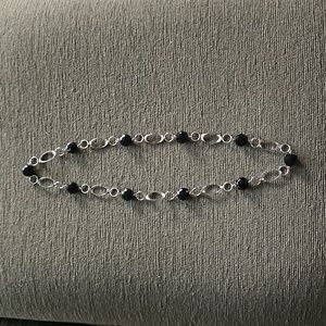 Cookie Lee Black & Silver Necklace